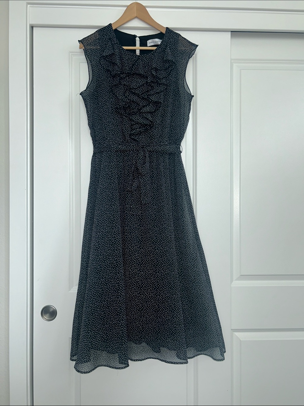 Emma & Michele Black Polka Dot Dress